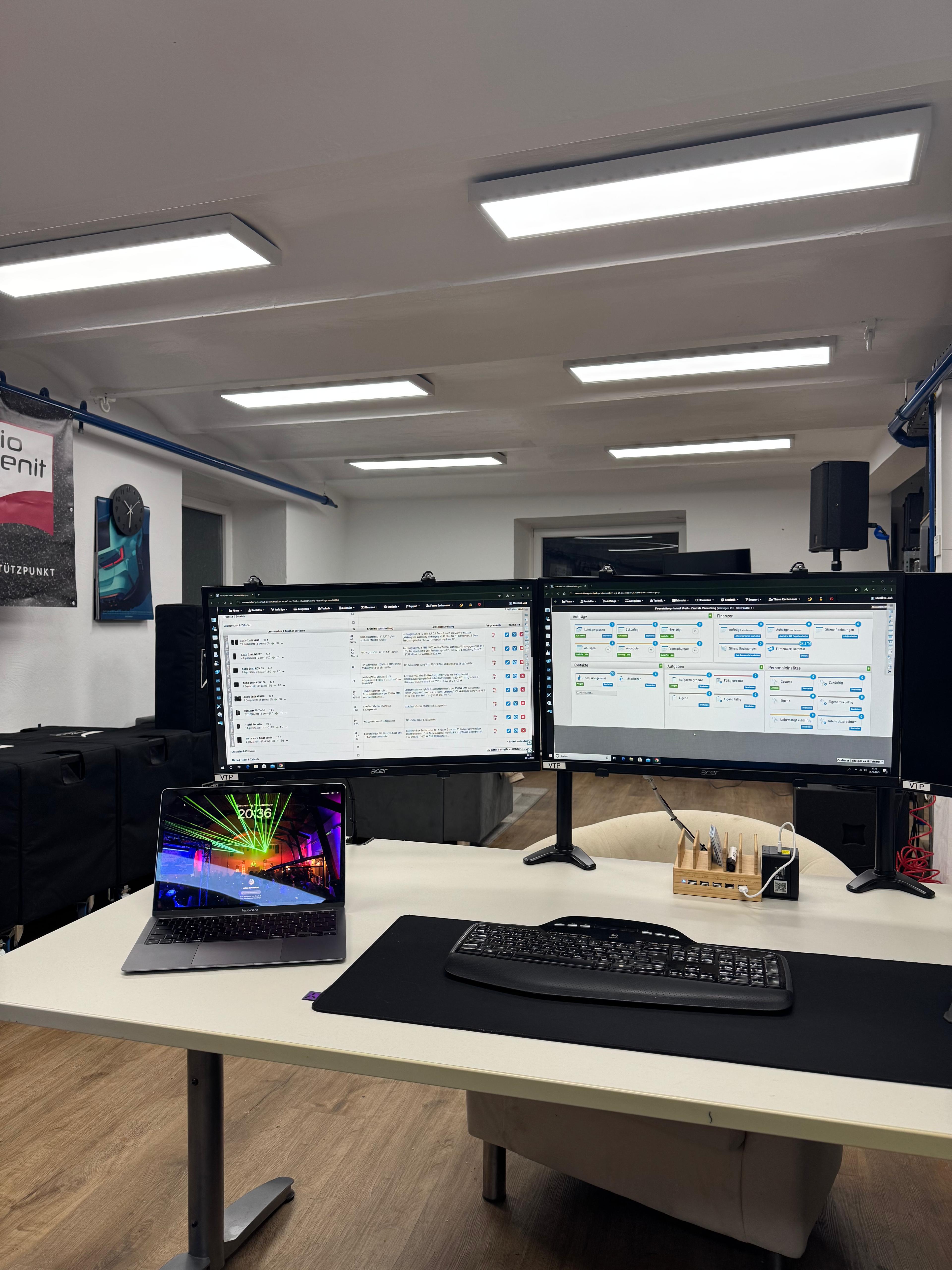 Veranstaltungsplanung im Büro